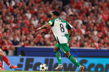 Quinten Timber, SL Benfica ve Feyenoord (Maciej Rogowski) takımları arasında oynanan UEFA Şampiyonlar Ligi maçında görüldü)