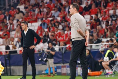 Brian Prisk UEFA Şampiyonlar Ligi maçında SL Benfica ve Feyenoord (Maciej Rogowski) takımları arasında görüldü)