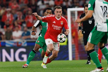 Kerem Akturkoglu UEFA Şampiyonlar Ligi maçında SL Benfica ve Feyenoord (Maciej Rogowski)