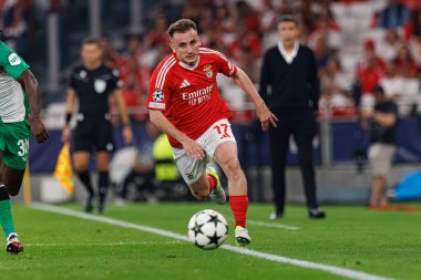 Kerem Akturkoglu UEFA Şampiyonlar Ligi maçında SL Benfica ve Feyenoord (Maciej Rogowski)