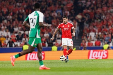 Nicolas Otamendi UEFA Şampiyonlar Ligi maçında SL Benfica ve Feyenoord (Maciej Rogowski) takımları arasında görüldü.)