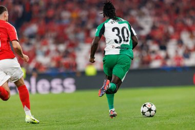 Jordan Lotomba UEFA Şampiyonlar Ligi maçında SL Benfica ve Feyenoord (Maciej Rogowski) takımları arasında görüldü.)