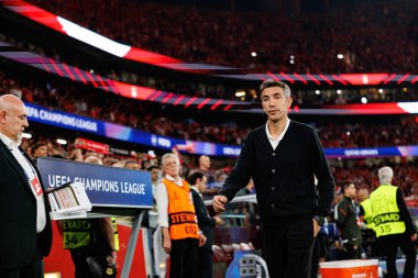 Bruno Lage UEFA Şampiyonlar Ligi maçında SL Benfica ve Feyenoord (Maciej Rogowski) takımları arasında görüldü.)