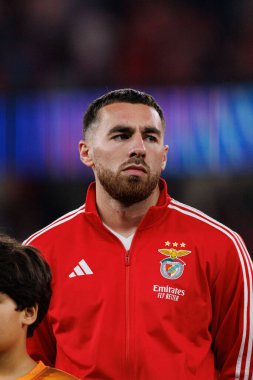 SL Benfica ve Feyenoord (Maciej Rogowski) takımları arasında oynanan UEFA Şampiyonlar Ligi maçında Orkun Kokcu görüldü)