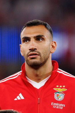 Vangelis Pavlidis UEFA Şampiyonlar Ligi maçında SL Benfica ve Feyenoord (Maciej Rogowski) takımları arasında görüldü.)