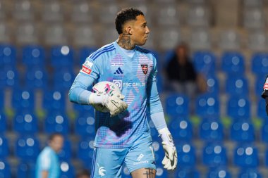 Patrick Sequeira, Estadio Belediyesi Rio Maior 'daki (Maciej Rogowski) Casa Pia ve CD Nacional takımları arasında oynanan Liga Portekiz maçı sırasında görüldü.)