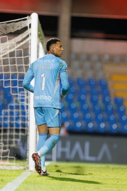 Patrick Sequeira, Estadio Belediyesi Rio Maior 'daki (Maciej Rogowski) Casa Pia ve CD Nacional takımları arasında oynanan Liga Portekiz maçı sırasında görüldü.)