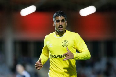 Daniel Penha, Estadio Belediyesi Rio Maior 'da (Maciej Rogowski) Casa Pia ve CD Nacional takımları arasındaki Liga Portekiz maçı sırasında görüldü.)