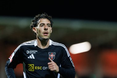 Nuno Moreira, Estadio Belediyesi Rio Maior 'daki (Maciej Rogowski) Casa Pia ve CD Nacional takımları arasında oynanan Liga Portekiz maçı sırasında görüldü.)