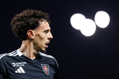 Nuno Moreira, Estadio Belediyesi Rio Maior 'daki (Maciej Rogowski) Casa Pia ve CD Nacional takımları arasında oynanan Liga Portekiz maçı sırasında görüldü.)