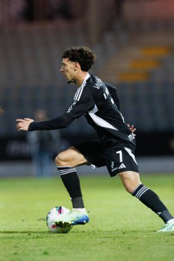 Nuno Moreira, Estadio Belediyesi Rio Maior 'daki (Maciej Rogowski) Casa Pia ve CD Nacional takımları arasında oynanan Liga Portekiz maçı sırasında görüldü.)