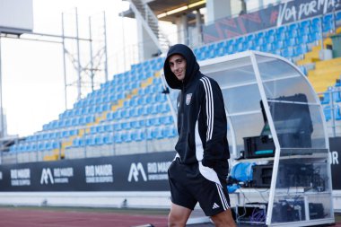 Leonardo Lelo, Estadio Belediyesi Rio Maior 'da (Maciej Rogowski) Casa Pia ve CD Nacional takımları arasında oynanan Liga Portekiz maçı sırasında görüldü.)