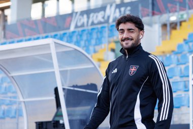 Miguel Sousa, Estadio Belediyesi Rio Maior 'da (Maciej Rogowski) Casa Pia ve CD Nacional takımları arasında oynanan Liga Portekiz maçı sırasında görüldü.)