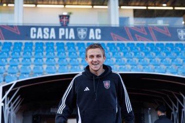 Nermin Zolotiç, Estadio Belediyesi Rio Maior 'da (Maciej Rogowski) Casa Pia ve CD Nacional takımları arasında oynanan Liga Portekiz maçı sırasında görüldü.)