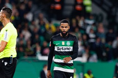 Jeremiah St. Juste, Liga Portekiz maçı sırasında Estadio Jose Alvalade 'de (Maciej Rogowski) Sporting CP ve CF Estrela Amadora takımları arasında görüldü.)