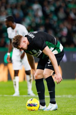 Viktor Gyokeres, Liga Portekiz maçı sırasında Estadio Jose Alvalade 'de (Maciej Rogowski) Sporting CP ve CF Estrela Amadora takımları arasında görüldü.)