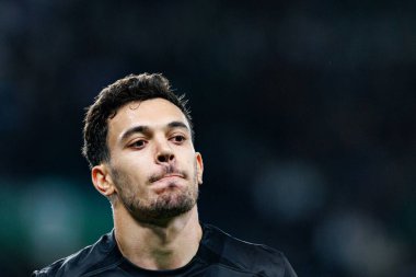 Pedro Goncalf, Liga Portekiz maçı sırasında Estadio Jose Alvalade 'de (Maciej Rogowski) Sporting CP ve CF Estrela Amadora takımları arasında görüldü.)