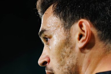 Pedro Goncalf, Liga Portekiz maçı sırasında Estadio Jose Alvalade 'de (Maciej Rogowski) Sporting CP ve CF Estrela Amadora takımları arasında görüldü.)