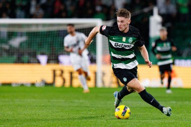 Viktor Gyokeres, Liga Portekiz maçı sırasında Estadio Jose Alvalade 'de (Maciej Rogowski) Sporting CP ve CF Estrela Amadora takımları arasında görüldü.)