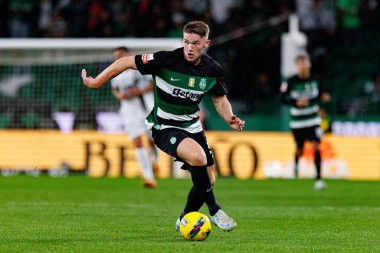 Viktor Gyokeres, Liga Portekiz maçı sırasında Estadio Jose Alvalade 'de (Maciej Rogowski) Sporting CP ve CF Estrela Amadora takımları arasında görüldü.)