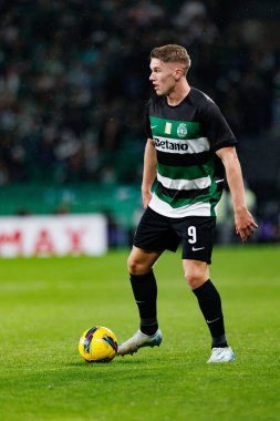 Viktor Gyokeres, Liga Portekiz maçı sırasında Estadio Jose Alvalade 'de (Maciej Rogowski) Sporting CP ve CF Estrela Amadora takımları arasında görüldü.)