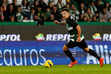 Pedro Goncalf, Liga Portekiz maçı sırasında Estadio Jose Alvalade 'de (Maciej Rogowski) Sporting CP ve CF Estrela Amadora takımları arasında görüldü.)