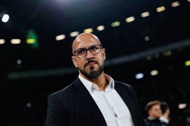 Jose Faria, Liga Portekiz maçı sırasında Estadio Jose Alvalade 'de (Maciej Rogowski) Sporting CP ve CF Estrela Amadora takımları arasında görüldü.)