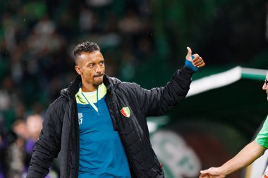 Luis Nani, Liga Portekiz maçı sırasında Estadio Jose Alvalade 'de (Maciej Rogowski) Sporting CP ve CF Estrela Amadora takımları arasında görüldü.)