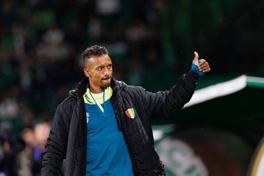 Luis Nani, Liga Portekiz maçı sırasında Estadio Jose Alvalade 'de (Maciej Rogowski) Sporting CP ve CF Estrela Amadora takımları arasında görüldü.)