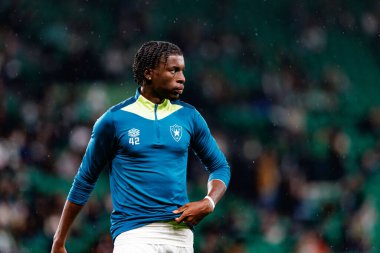 Manuel Keliano, Liga Portekiz maçı sırasında Estadio Jose Alvalade 'de (Maciej Rogowski) Sporting CP ve CF Estrela Amadora takımları arasında görüldü.)