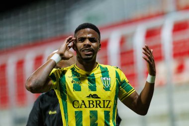 Pedro Henryque, Liga Portekiz 2 maçında Benfica B ve CD Tondela takımları arasında Benfica Kampüsü 'nde görüldü (Maciej Rogowski)