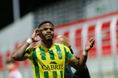 Pedro Henryque seen during Liga Portugal 2  game between teams of SL Benfica B and CD Tondela at Benfica Campus (Maciej Rogowski) clipart