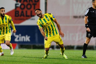 Bebeto, Benfica Kampüsü 'nde (Maciej Rogowski) SL Benfica B ve CD Tondela takımları arasında oynanan Liga Portekiz 2 maçında gol attıktan sonra kutlama yaparken görüldü.)