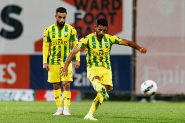 Bebeto, Benfica Kampüsü 'nde (Maciej Rogowski) SL Benfica B ve CD Tondela takımları arasında oynanan Liga Portekiz 2 maçında gol atarken görüldü.)