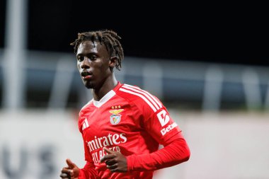 Gerson Sousa, Liga Portekiz 2 maçında Benfica B ve CD Tondela takımları arasında Benfica Kampüsü 'nde görüldü (Maciej Rogowski)