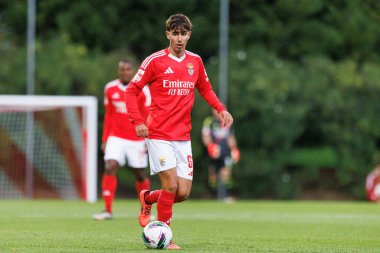 Nuno Felix, Liga Portekiz 2 maçında Benfica B ve CD Tondela takımları arasında Benfica Kampüsü 'nde görüldü (Maciej Rogowski)