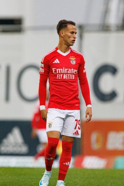 Hugo Felix, Liga Portekiz 2 maçında Benfica B ve CD Tondela takımları arasında Benfica Kampüsü 'nde görüldü (Maciej Rogowski)
