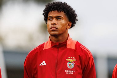 Joshua Wynder, Liga Portekiz 2 maçında Benfica B ve CD Tondela takımları arasında Benfica Kampüsü 'nde görüldü (Maciej Rogowski)