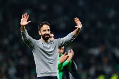 Ruben Amorim UEFA Şampiyonlar Ligi maçında Sporting CP ve Manchester City FC takımları arasında görüldü (Maciej Rogowski)