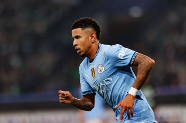 Savinho UEFA Şampiyonlar Ligi maçında Sporting CP ve Manchester City FC takımları arasında görüldü (Maciej Rogowski)