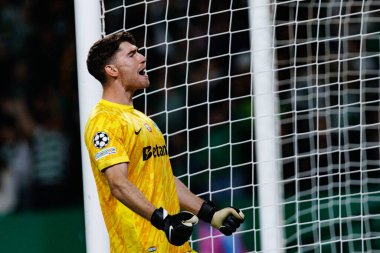 Franco Israel UEFA Şampiyonlar Ligi maçında Sporting CP ve Manchester City FC (Maciej Rogowski)