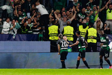 Maximiliano Araujo, UEFA Şampiyonlar Ligi maçında Sporting CP ve Manchester City FC (Maciej Rogowski)