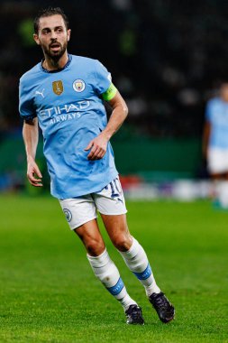 Bernardo Silva UEFA Şampiyonlar Ligi maçında Sporting CP ve Manchester City FC takımları arasında görüldü (Maciej Rogowski)