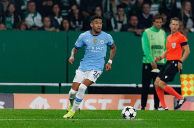 Savinho UEFA Şampiyonlar Ligi maçında Sporting CP ve Manchester City FC takımları arasında görüldü (Maciej Rogowski)