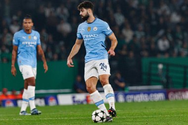 Josko Gvardiol UEFA Şampiyonlar Ligi maçında Sporting CP ve Manchester City FC takımları arasında görüldü (Maciej Rogowski)