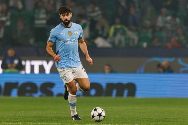 Josko Gvardiol UEFA Şampiyonlar Ligi maçında Sporting CP ve Manchester City FC takımları arasında görüldü (Maciej Rogowski)