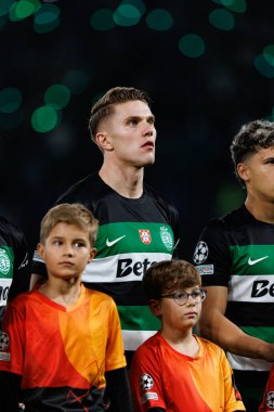 Viktor Gyokeres UEFA Şampiyonlar Ligi maçında Sporting CP ve Manchester City FC takımları arasında görüldü (Maciej Rogowski)