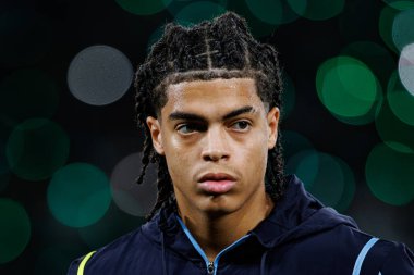 Kahmai Simpson-Pusey UEFA Şampiyonlar Ligi maçında Sporting CP ve Manchester City FC takımları arasında görüldü (Maciej Rogowski)