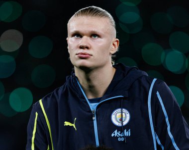 Erling Haaland UEFA Şampiyonlar Ligi maçında Sporting CP ve Manchester City FC takımları arasında görüldü (Maciej Rogowski)