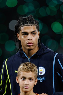 Kahmai Simpson-Pusey UEFA Şampiyonlar Ligi maçında Sporting CP ve Manchester City FC takımları arasında görüldü (Maciej Rogowski)